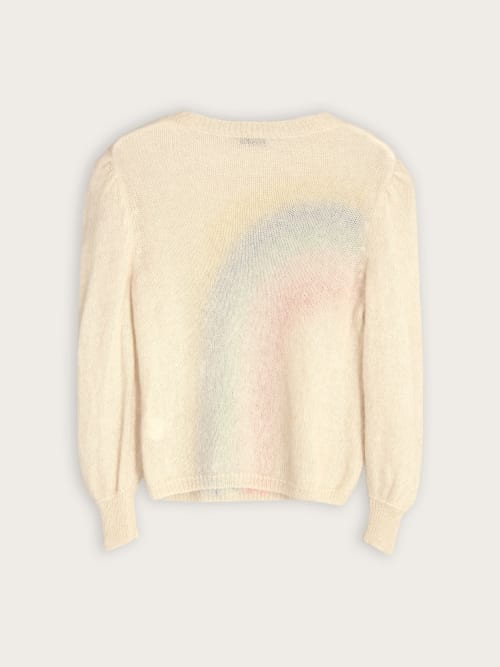 Photo de la pièce Pull Katia Sanchez Motif Arc-en-ciel  disponible à la location en ligne ou dans notre showroom à Paris