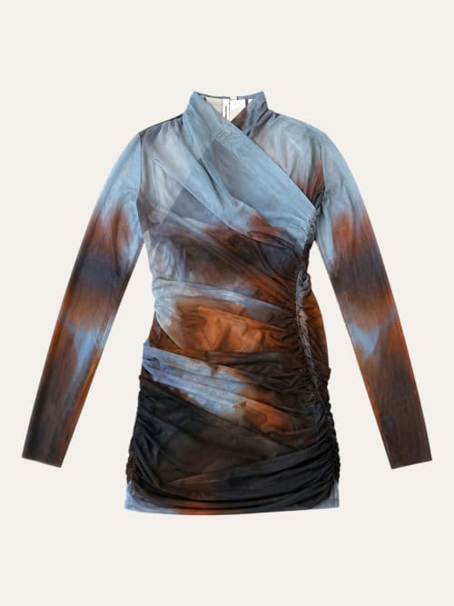 Photo de la pièce Robe courte drapée disponible à la location en ligne ou dans notre showroom à Paris