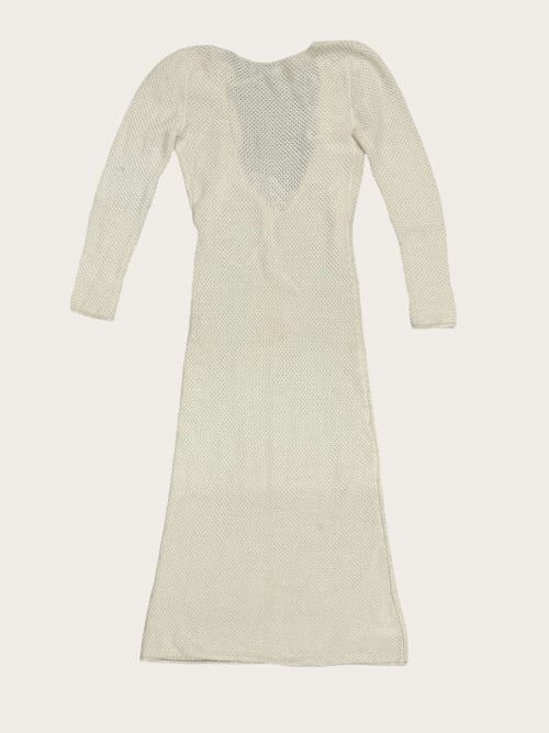 Photo de la pièce Robe échancrée à franges disponible à la location en ligne ou dans notre showroom à Paris