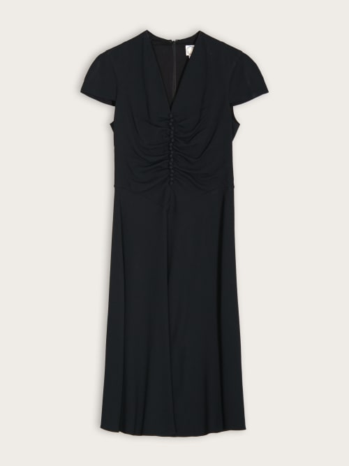 Robe en Soie Noire