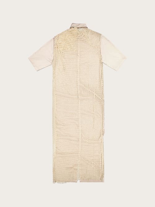 Photo de la pièce Robe filet et soie disponible à la location en ligne ou dans notre showroom à Paris