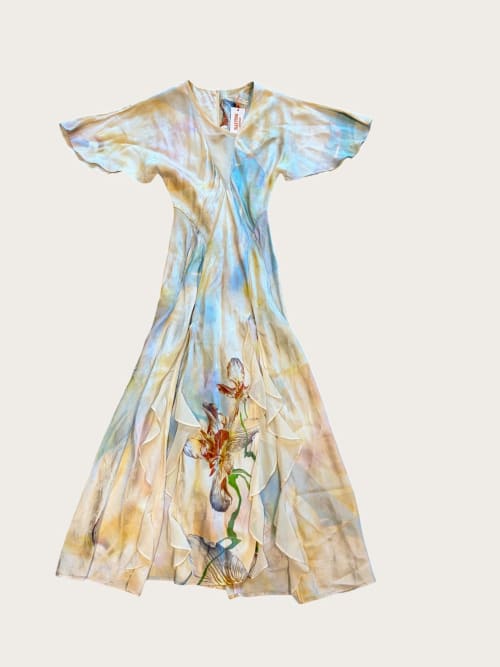 Photo de la pièce Robe longue à imprimés disponible à la location en ligne ou dans notre showroom à Paris