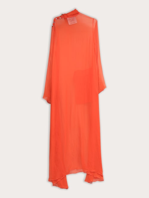 Robe Longue Orangée