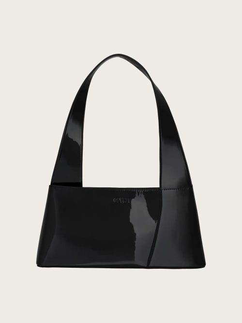 Photo de la pièce Sac déstructuré vernis noir  disponible à la location en ligne ou dans notre showroom à Paris