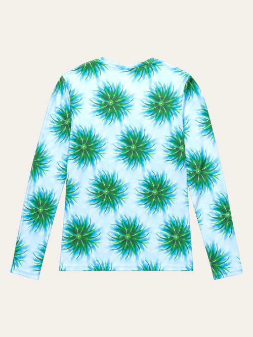 Photo de la pièce T-shirt mesh bleu-vert disponible à la location en ligne ou dans notre showroom à Paris