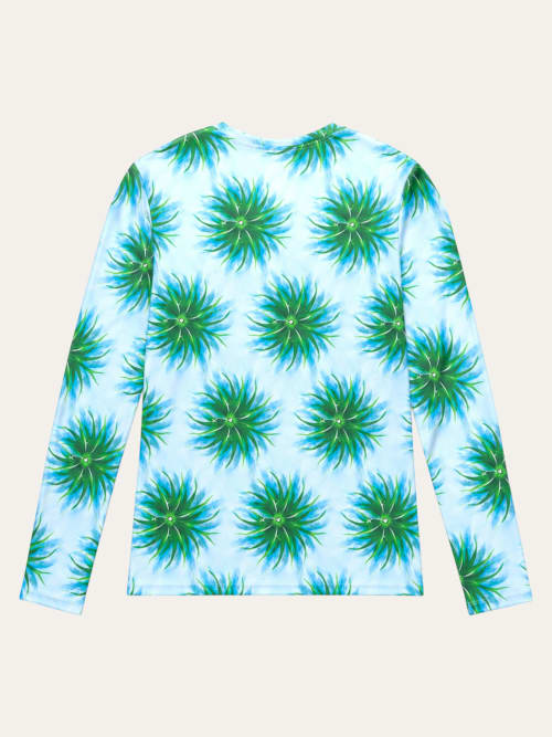 Photo de la pièce T-shirt mesh bleu-vert disponible à la location en ligne ou dans notre showroom à Paris