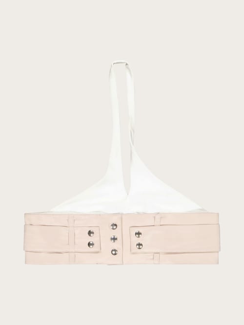 Photo de la pièce Top bandeau à boutons-pression disponible à la location en ligne ou dans notre showroom à Paris