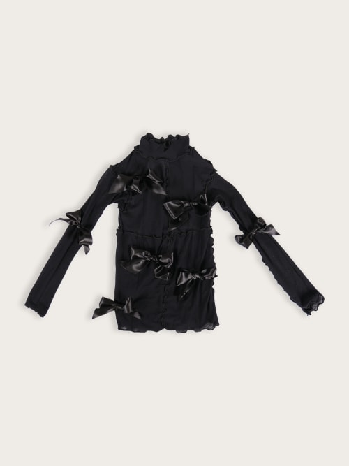 Photo de la pièce Top col roulé à nœuds  disponible à la location en ligne ou dans notre showroom à Paris