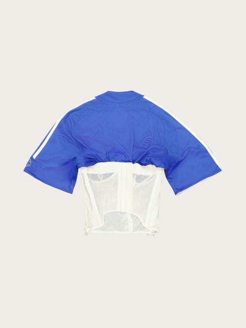 Photo de la pièce Top corset Chelsea FC disponible à la location en ligne ou dans notre showroom à Paris
