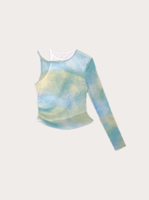Photo de la pièce Top effet layering  disponible à la location en ligne ou dans notre showroom à Paris