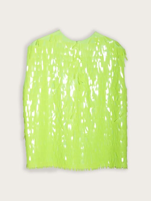 Photo de la pièce Top Fluo Sequin Baguette disponible à la location en ligne ou dans notre showroom à Paris