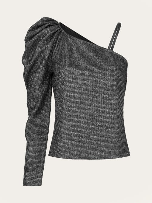 Photo de la pièce Top one shoulder pailleté  disponible à la location en ligne ou dans notre showroom à Paris