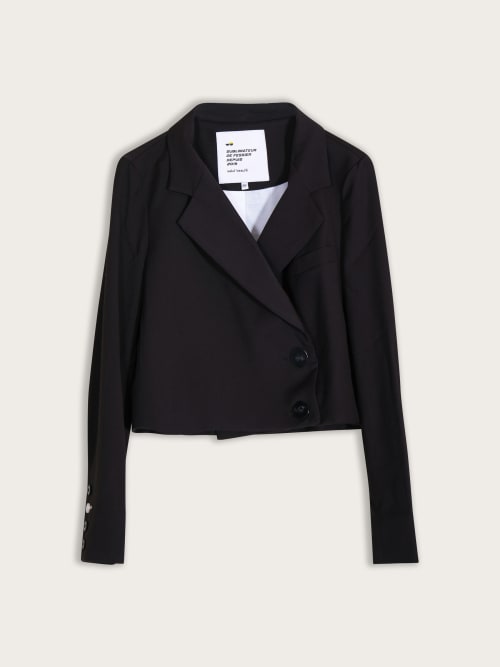 Photo de la pièce Veste Blazer Crop disponible à la location en ligne ou dans notre showroom à Paris