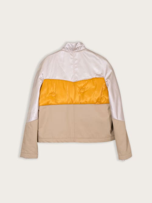 Veste Techwear Beige et Orange