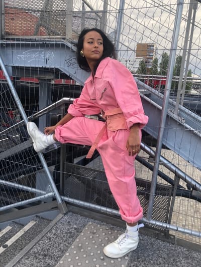 Photo du look Combi Utilitaire Rose