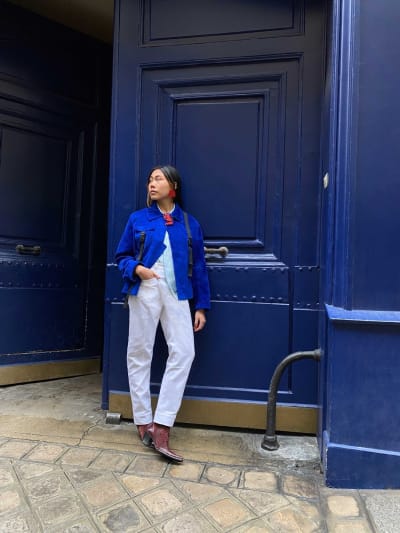 Photo du look Utilitaire Bleu et Santiags