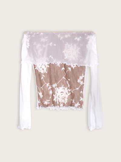 Photo du produit Beige Lace Top