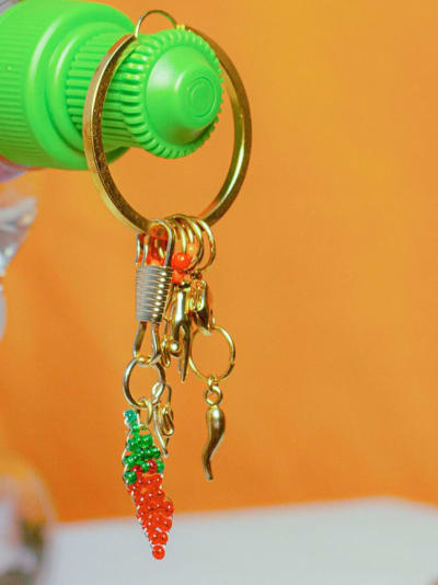 Photo du produit Golden Buckle Alli Bijoux Piment Rosa