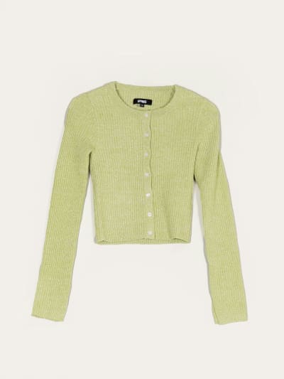 Photo du produit Cardigan Vert Citron en Maille