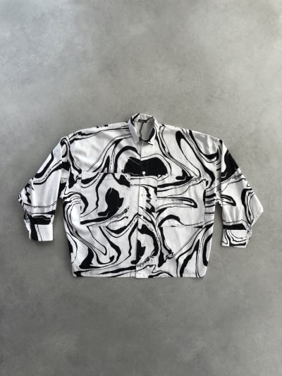 Photo du produit Vintage Printed Cotton Shirt