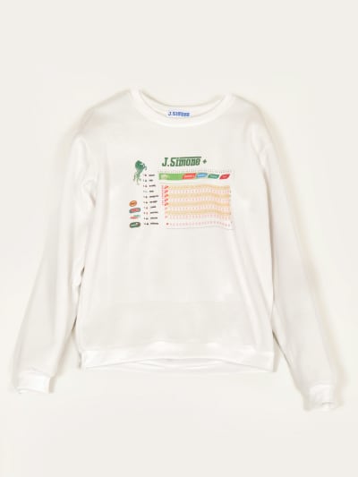 Photo du produit Crewneck Blanc Imprimé