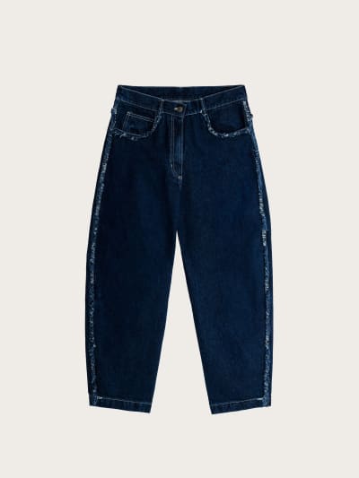 Photo du produit Jean coutures texturées