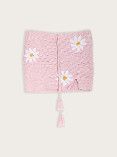 Photo du produit Jupe Mathilda Roks Crochet Rose 