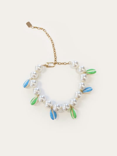 Photo du produit Maxi Shell Trip Necklace Blue & Green