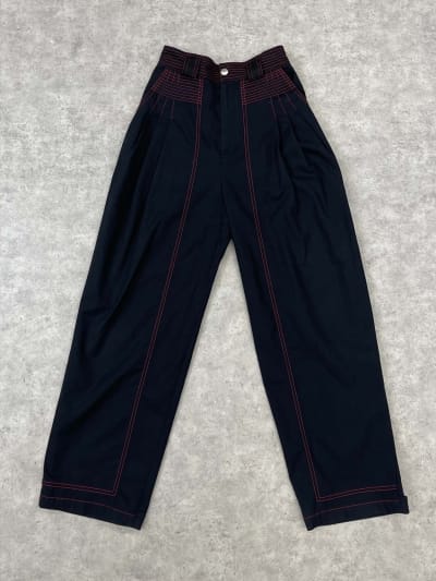 Photo du produit Pantalon Koché Noir Ample à Plis 