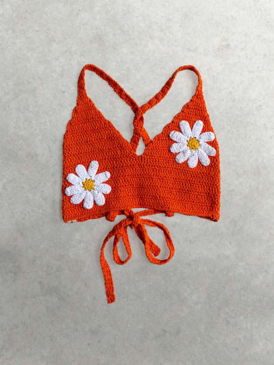 Photo du produit Top Mathilda Roks Crochet Orange