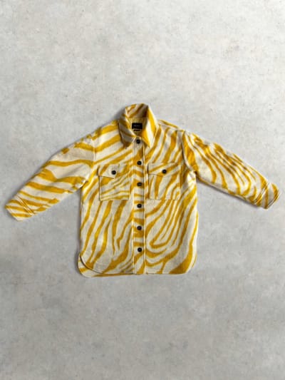 Photo du produit Veste Isabel Marant Oversize Beige à Motif Zébré Jaune