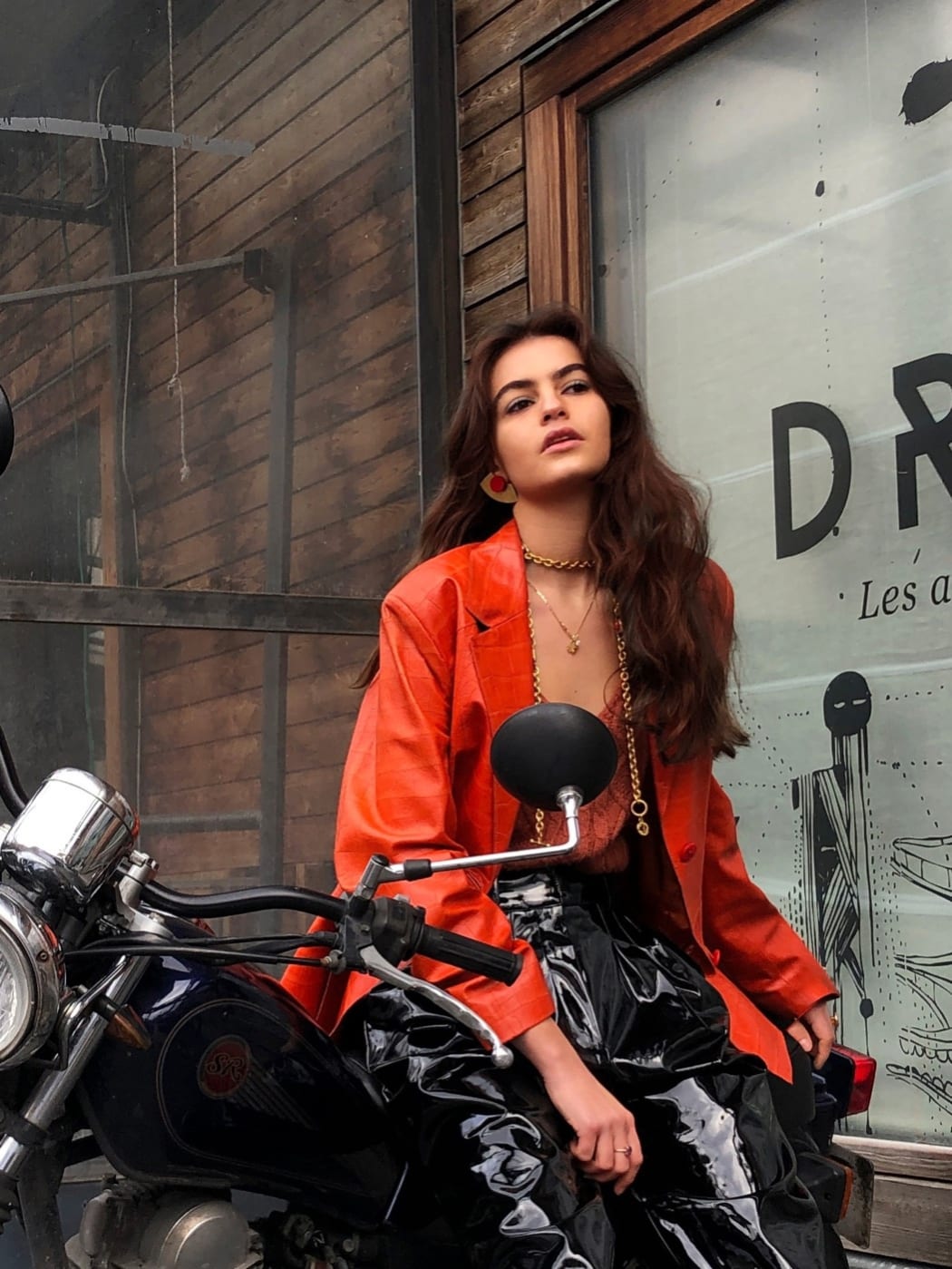 Photo du look Biker Vinyl Orangé  no 0