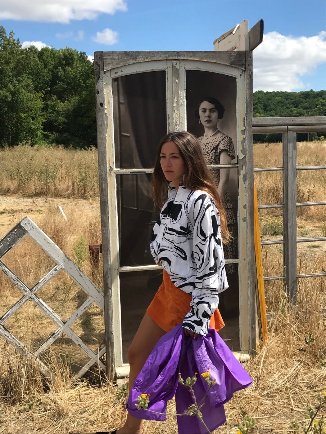 Photo du look Noir et Blanc Champêtre no 2