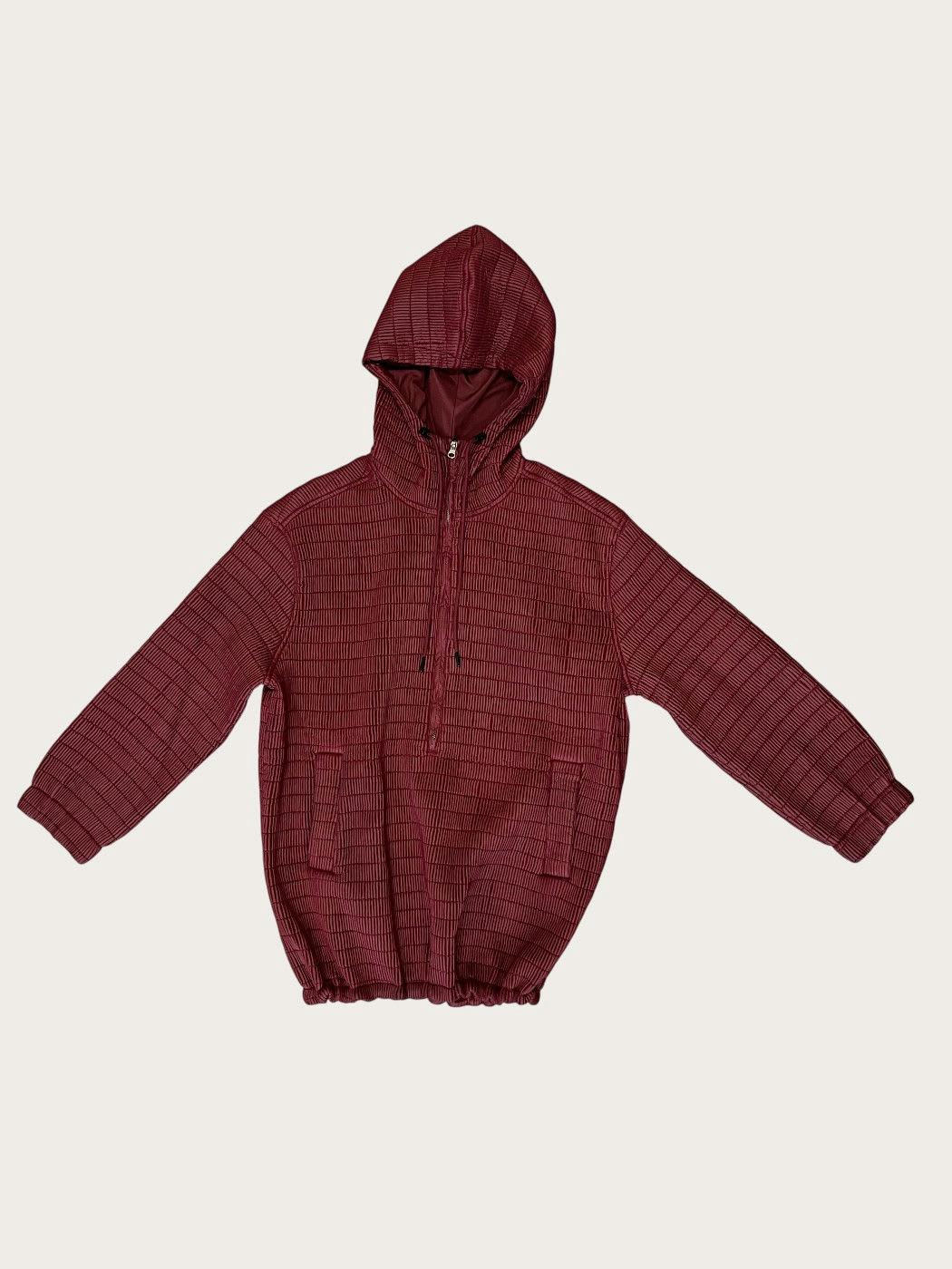 Photo principale du produit Anorak bordeaux gaufré de la marque Dawn x Dare