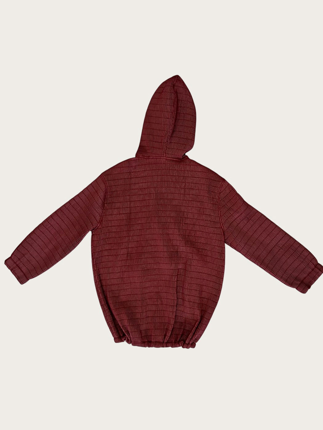 Photo secondaire du produit Anorak bordeaux gaufré de la marque Dawn x Dare