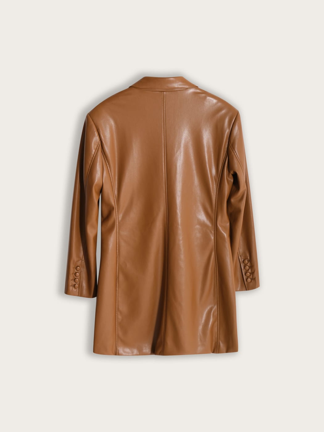 Photo secondaire du produit Blazer Camel Effet Cuir  de la marque Apparis
