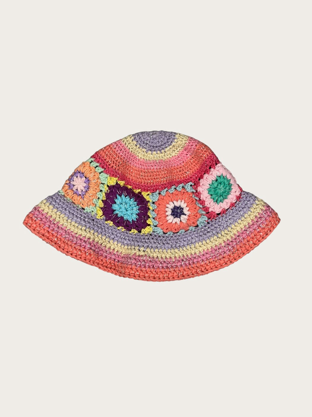 Photo secondaire du produit Bob en crochet multicolore de la marque Annaiss Yucra