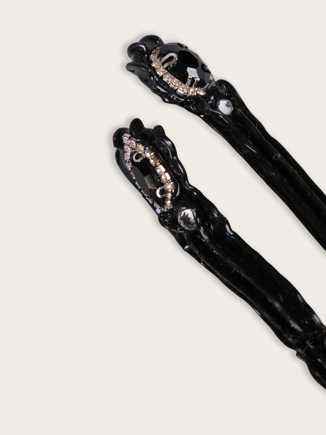 Photo secondaire du produit Boucles silicone noires  de la marque House of Rubber