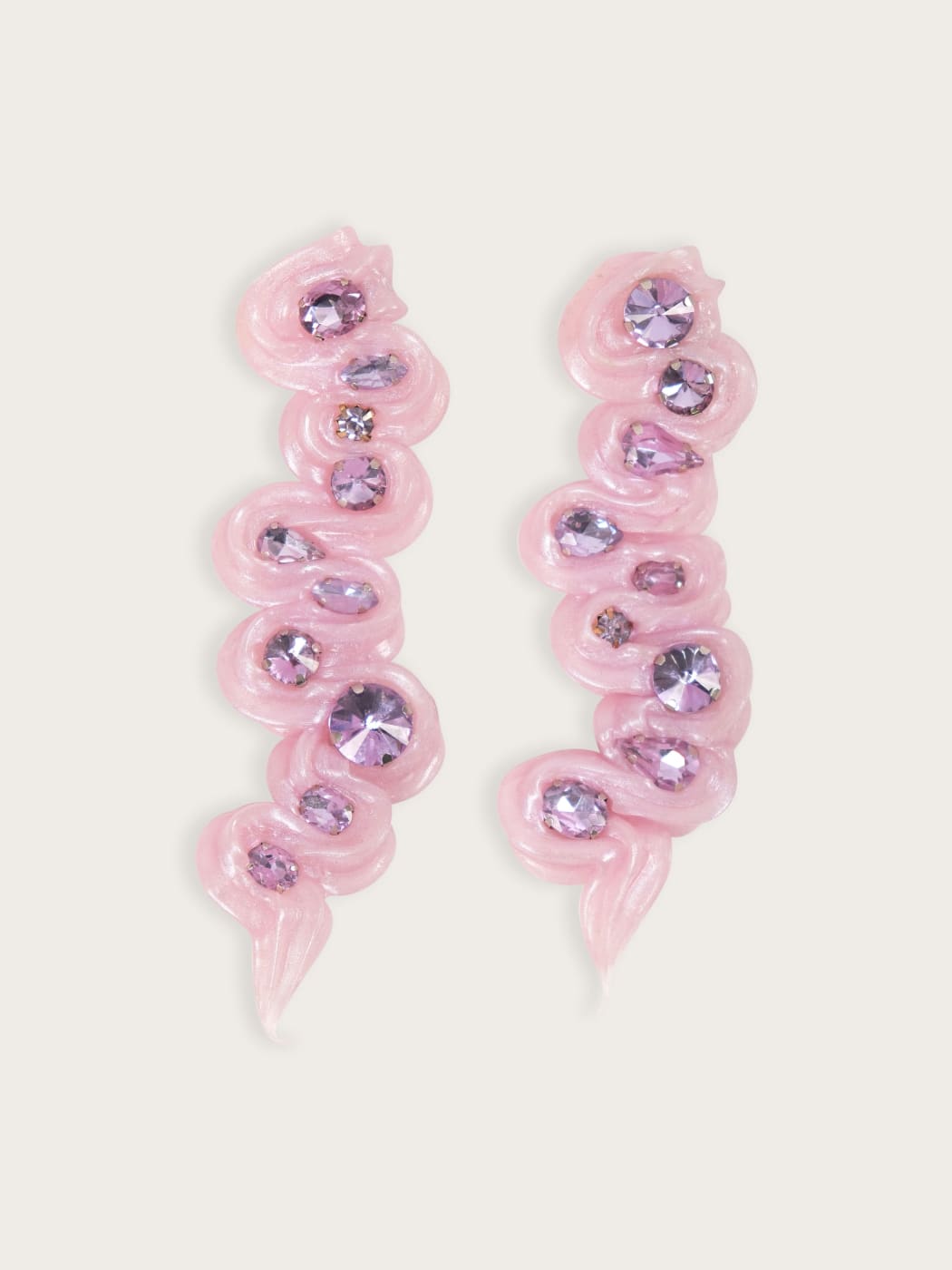 Photo principale du produit Boucles silicone violettes à diamants de la marque House of Rubber