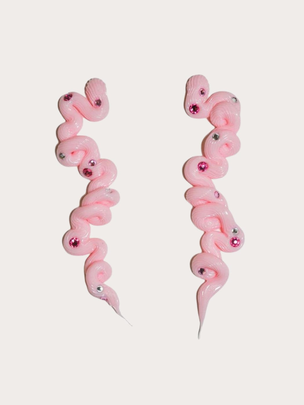 Photo principale du produit Boucles Soft Pink Silicone de la marque House of Rubber