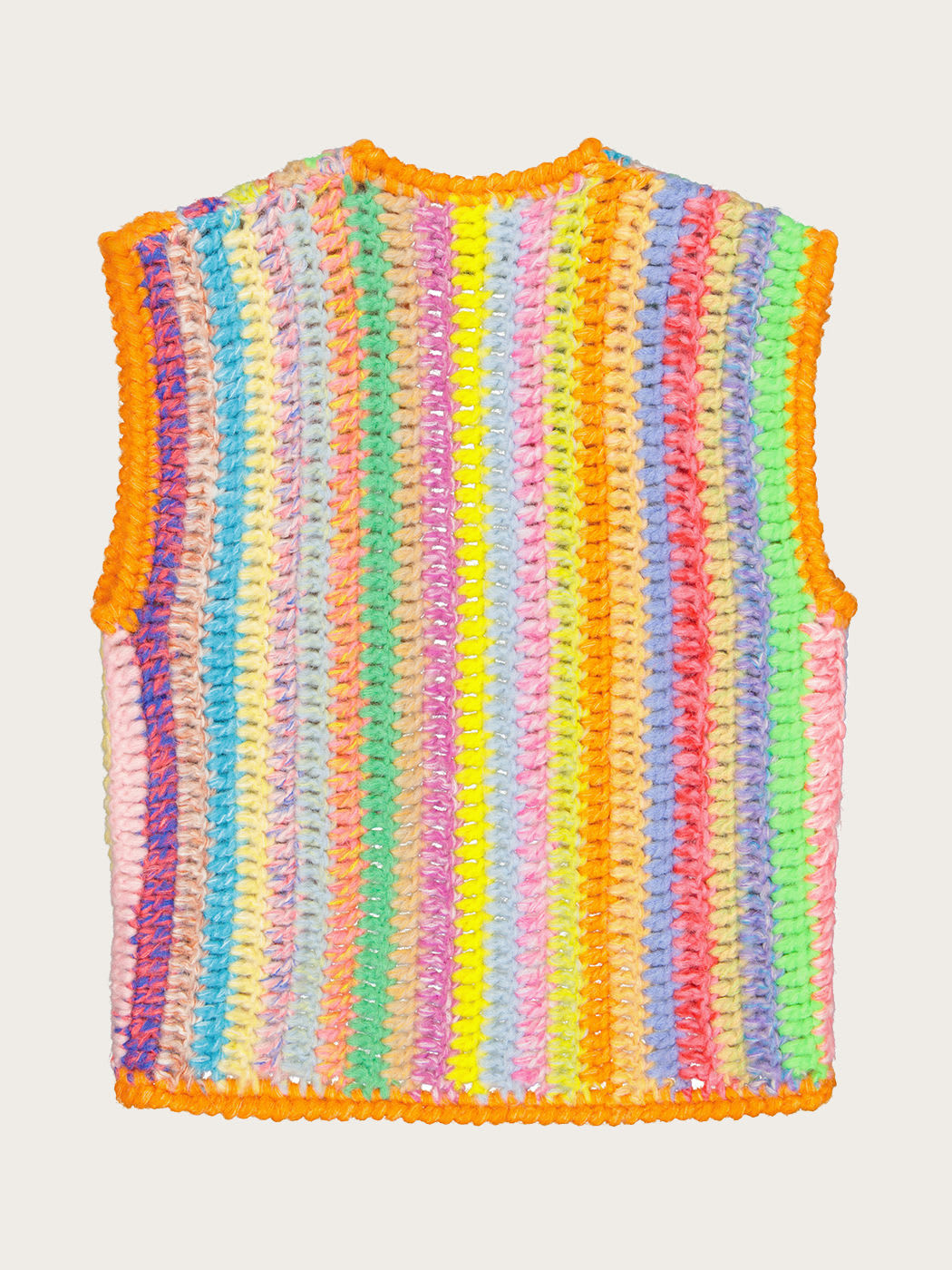 Photo secondaire du produit Cardigan sans manches à rayures multicolore de la marque Dawn x Dare