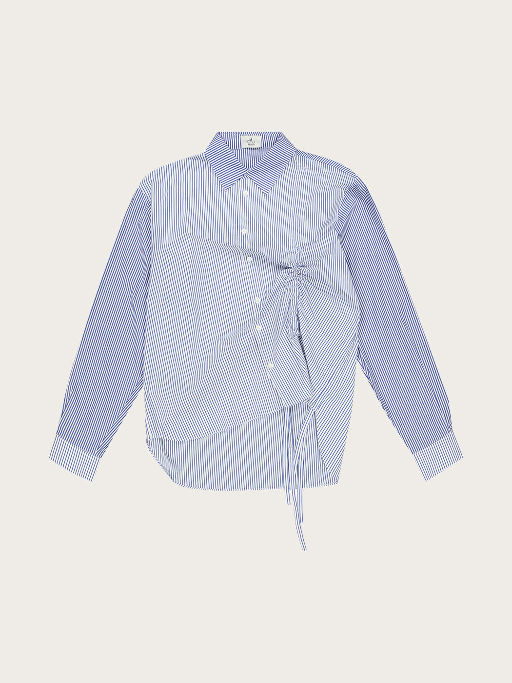 Photo principale du produit Chemise à lacets rayée de la marque Mehdid