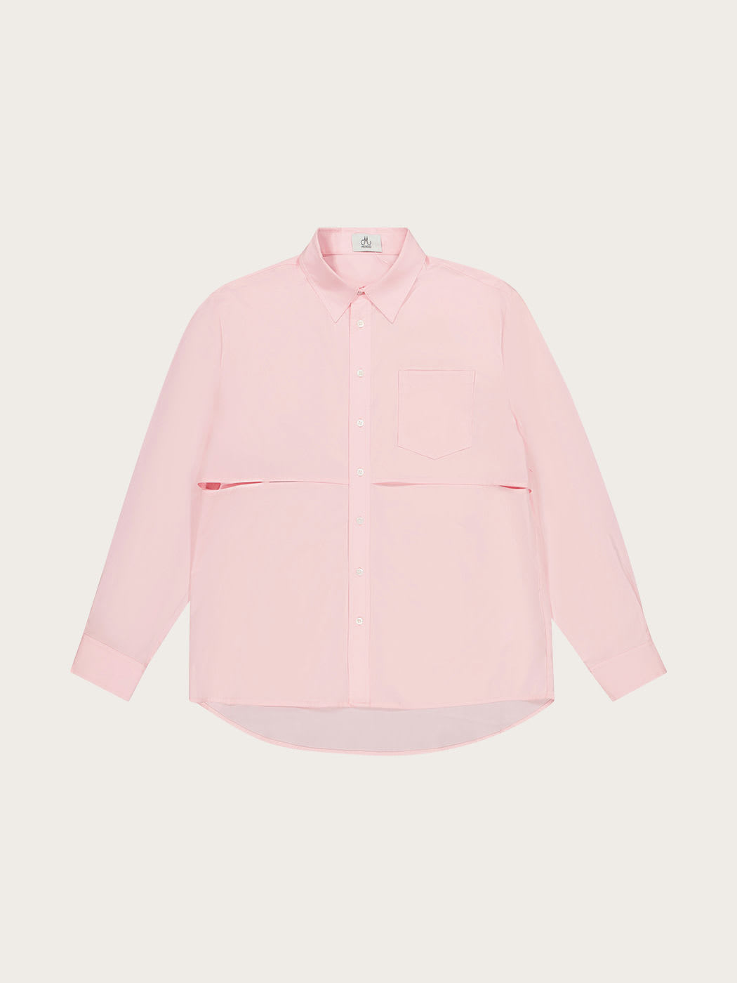Photo principale du produit Chemise fendue rose  de la marque Mehdid