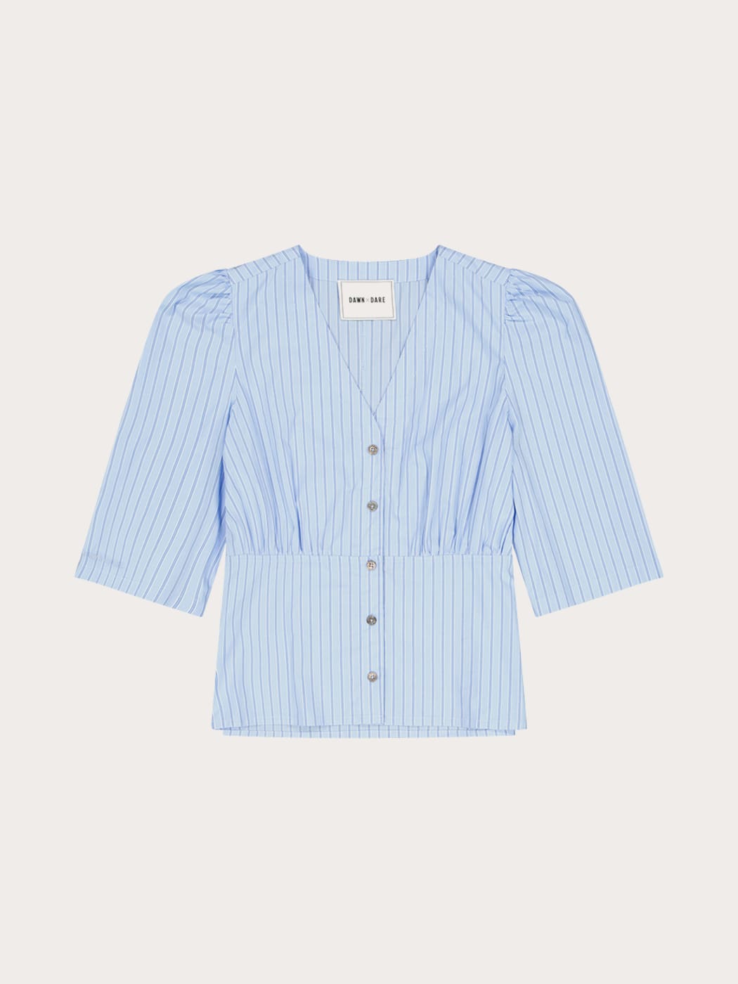 Photo principale du produit Chemise rayée manches 3/4 de la marque Dawn x Dare