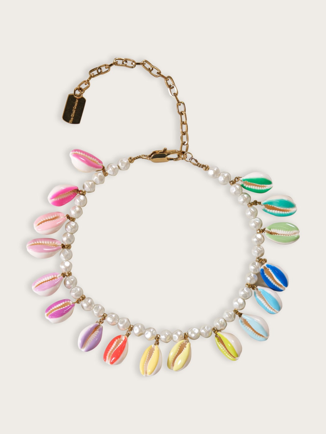 Photo principale du produit Collier Coquillage Poppers Multico de la marque The Shell Dealer