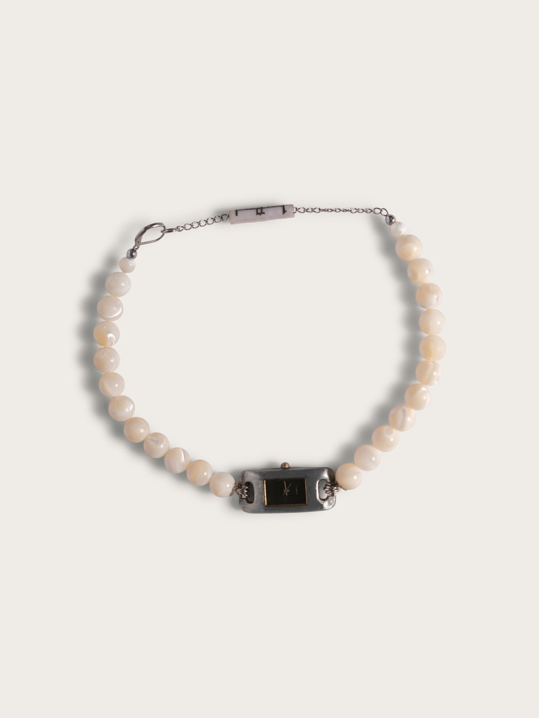 Photo principale du produit Collier montre rectangle  de la marque Inès Pineau