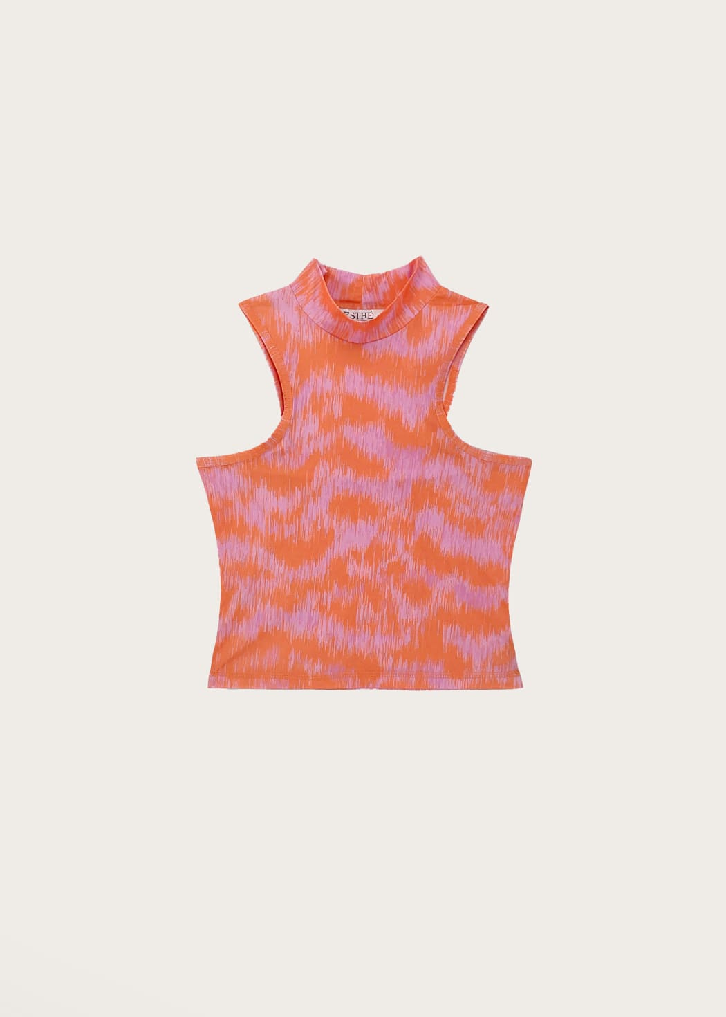 Photo principale du produit Débardeur à motifs rose et orange de la marque Esthé