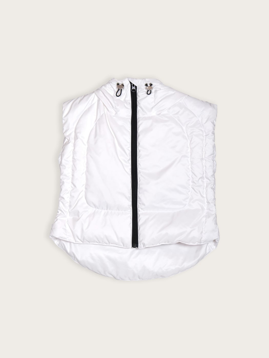 Photo principale du produit Doudoune sans manches crop blanche de la marque Cukovy