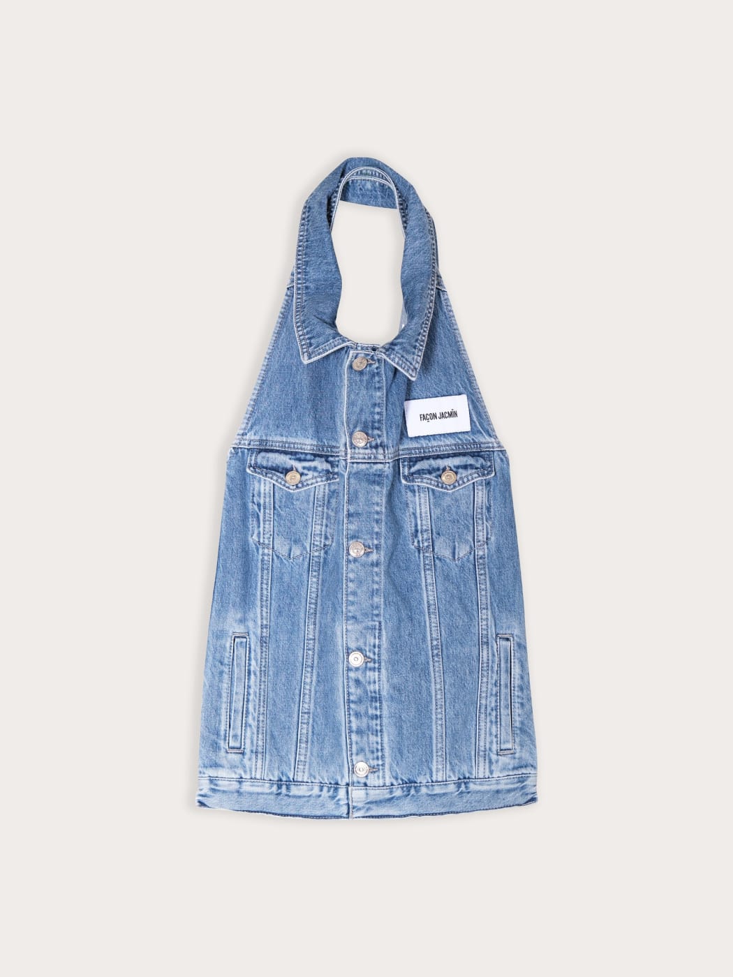 Photo principale du produit Grand Sac Upcyclé Denim de la marque Façon Jacmïn