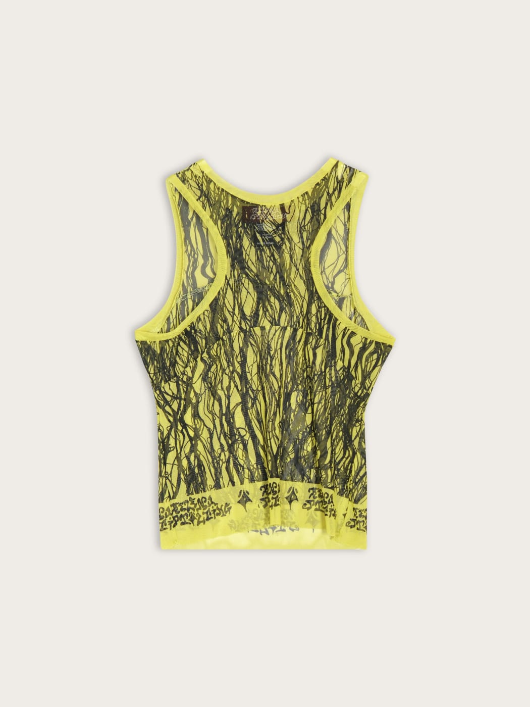 Photo secondaire du produit Hair Print Tank jaune de la marque Helena Stölting